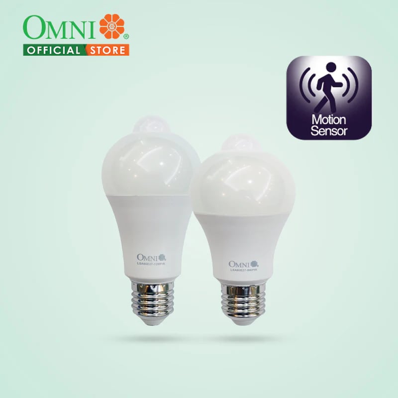 OMNI LED EMERGENCY MOTION SENSOR BULB LSA-60E27 (12WATTS)