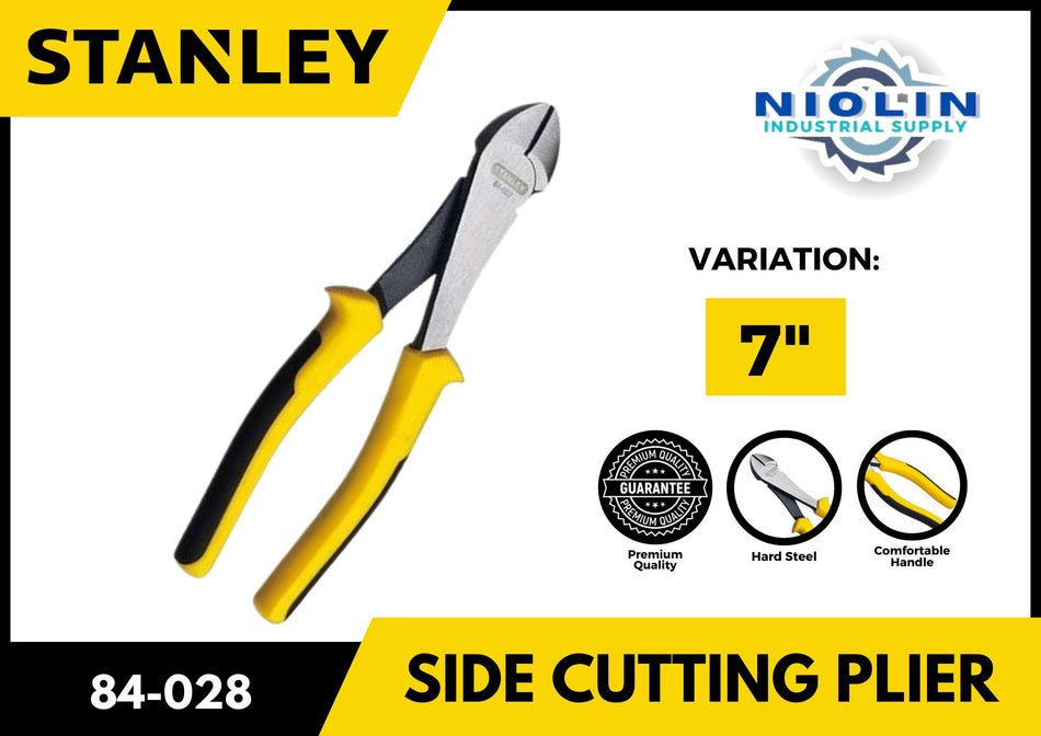 STANLEY Diagonal/Side Cutting Plier 7"