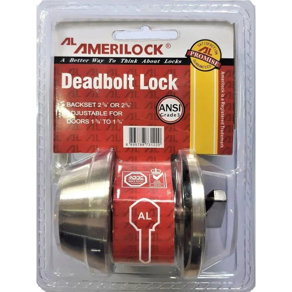 Amerilock AL D101 Single Cylinder Deadbolt Door Lock