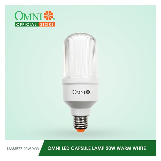 OMNI LED CAPSULE LAMPS E27 - LM65E27 DL-WW (15-20W)