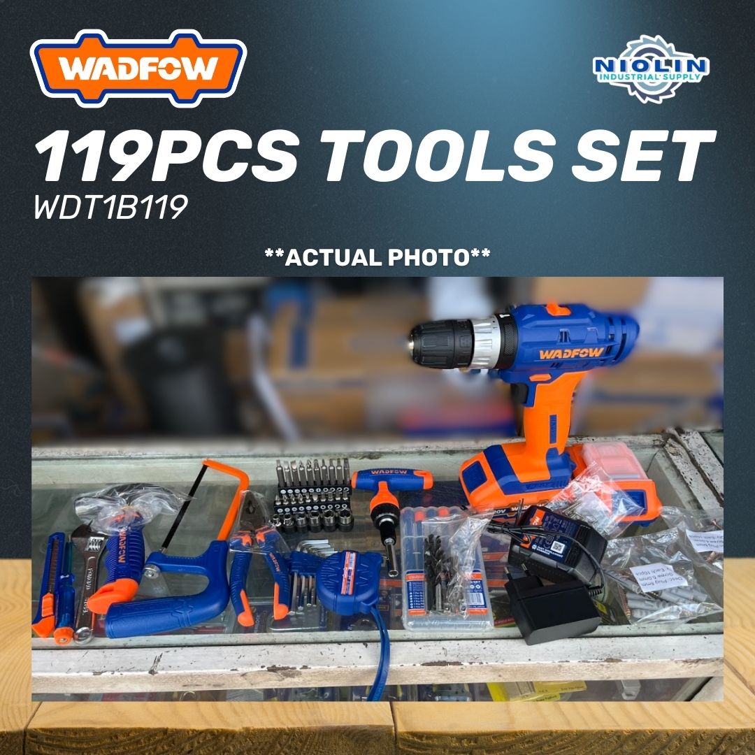WADFOW 119 PCS TOOLSET – Niolin Industrial Supply