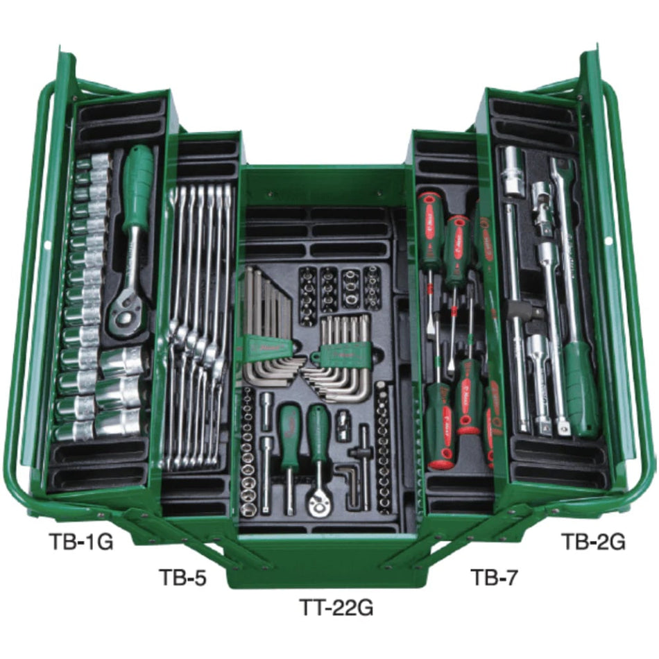 Hans TTBK-116L Assorted Hand Tools Set With Tool Box Chest (116pcs)