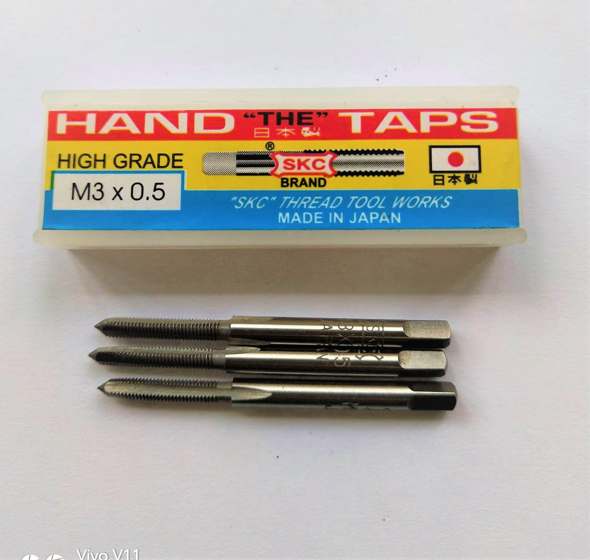 10-delige Set Handtappen – M1 Tot M3,5 – Van Snelstaal – Voor Het Snijden Van Fijne Schroefdraad In Metaal