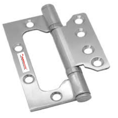 AMERILOCK ALFLUSH HINGES S/S 4"