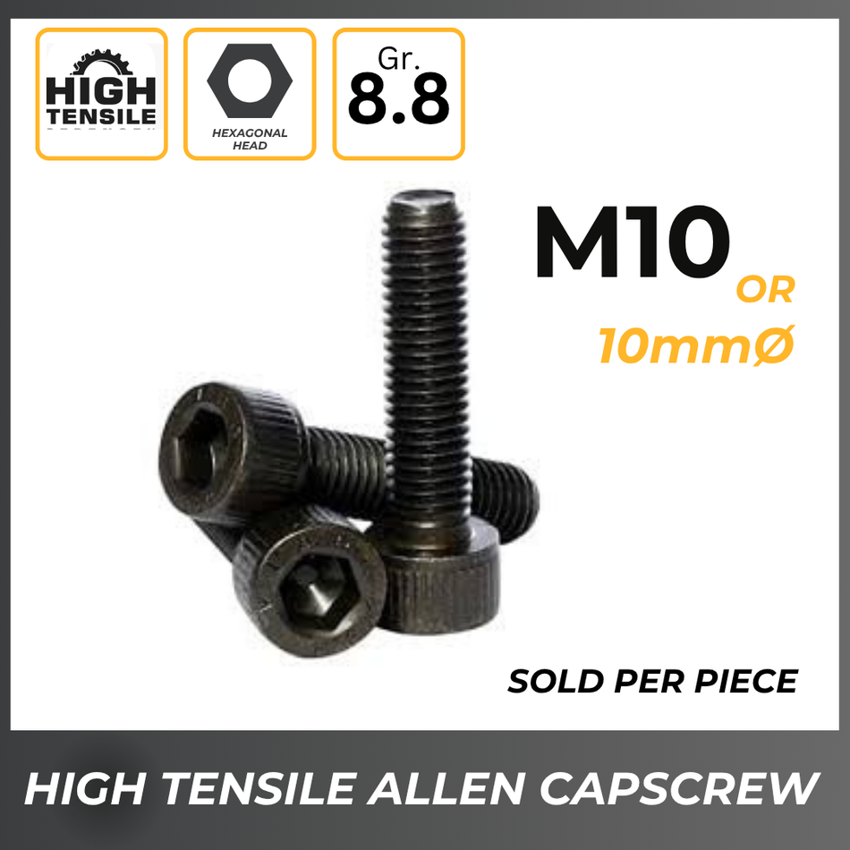 10MM HIGH TENSILE ALLEN CAPSCREW