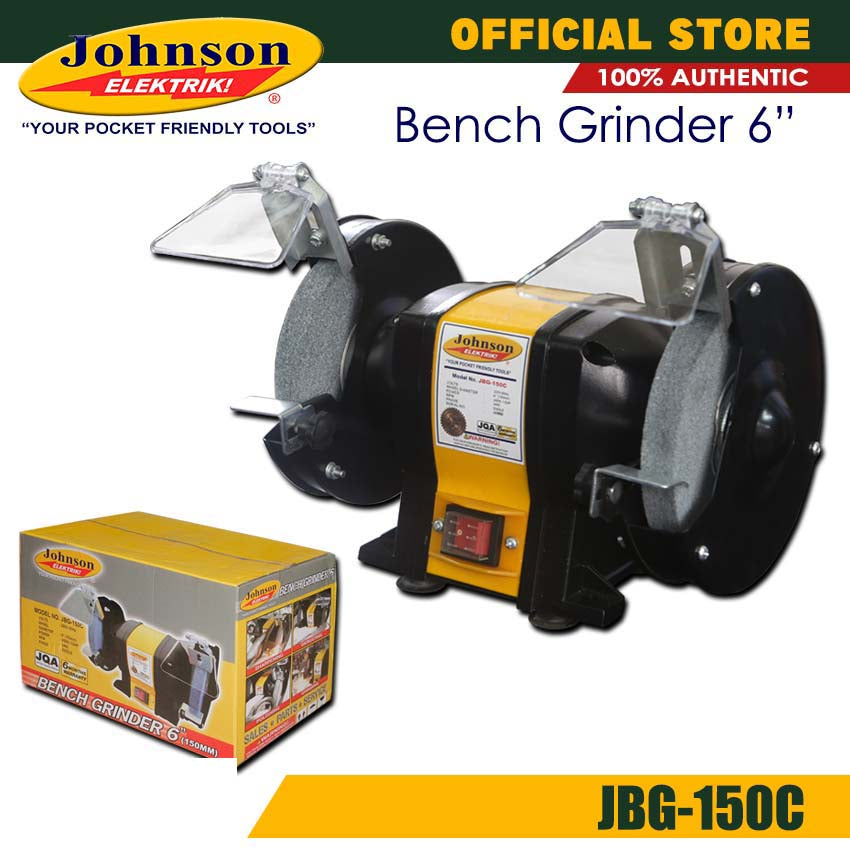 JOHNSON ELEKTRIK BENCH GRINDER JBG-150C 6"