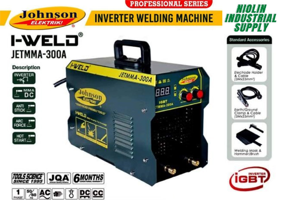 JOHNSON Inverter Welding Machine 300 Ampere