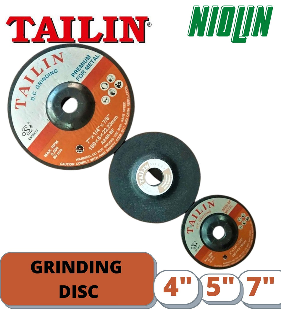 TAILIN Grinding Disc For Metal ( 4" 5" & 7" )
