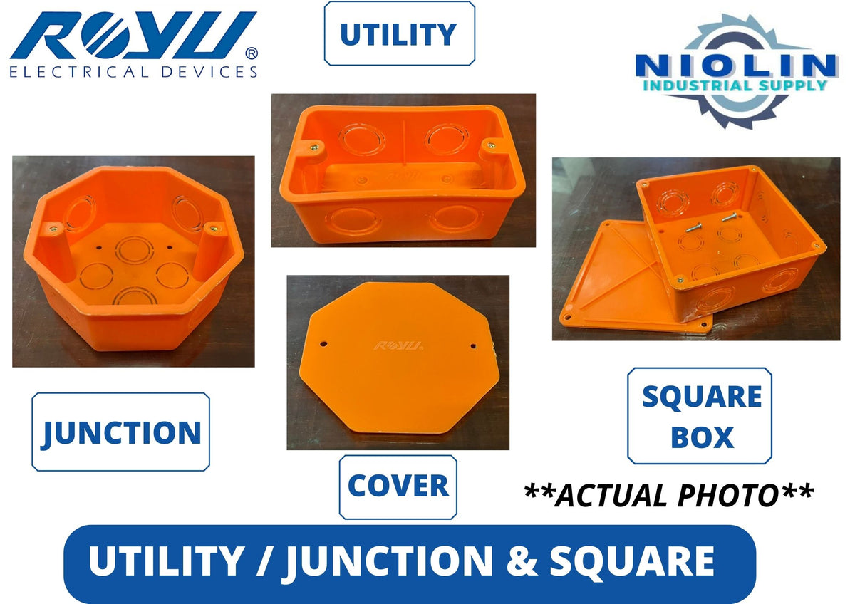 ROYU ( UTILITY / JUNCTION OR SQUARE BOX ) sold per piece – Niolin ...