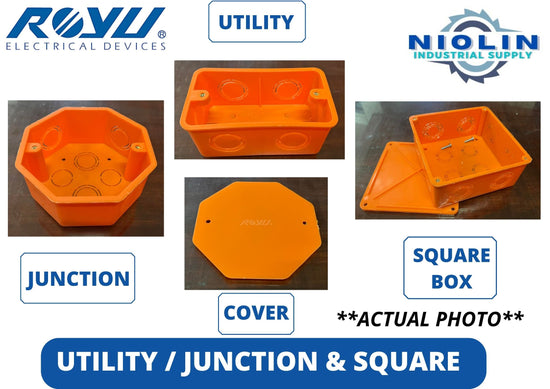 ROYU ( UTILITY / JUNCTION OR SQUARE BOX ) sold per piece – Niolin ...