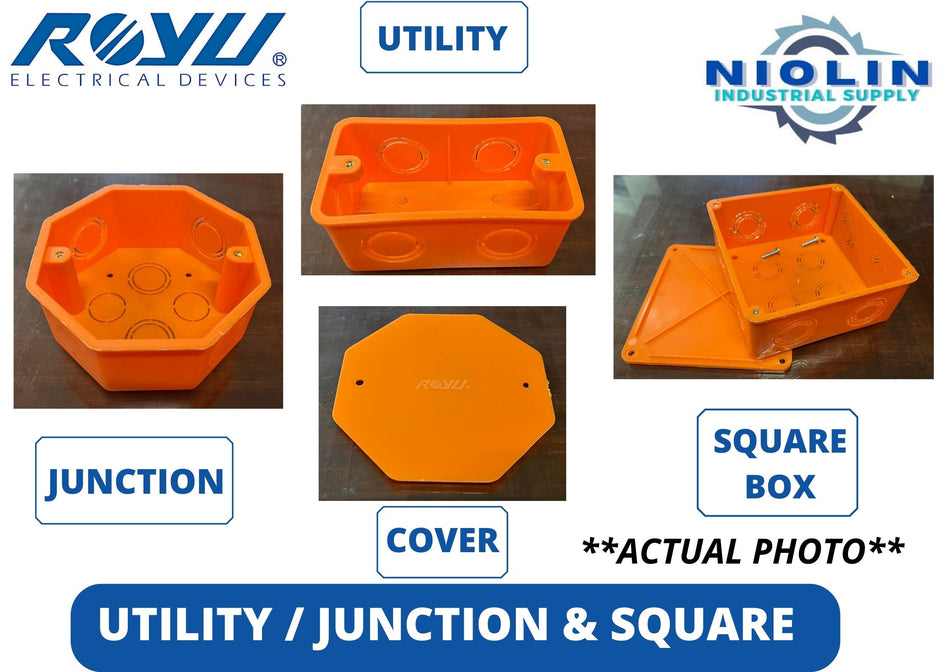 ROYU ( UTILITY / JUNCTION OR SQUARE BOX ) sold per piece
