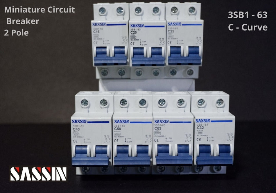 SASSIN Miniature Circuit Breaker ( 16A to 125A ) Sold per piece