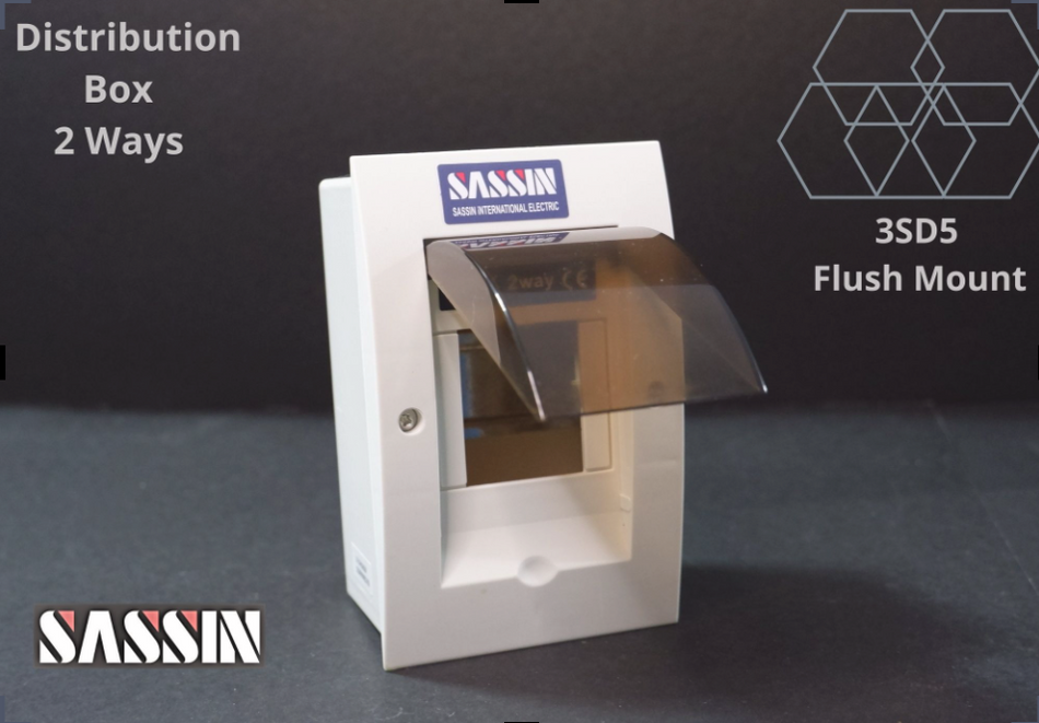 SASSIN Flush Mount Distribution Box 2 Ways