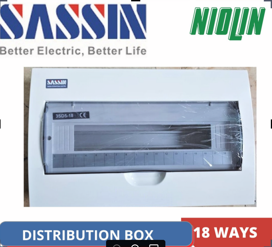 SASSIN Flush Mount Distribution Box 18 Ways