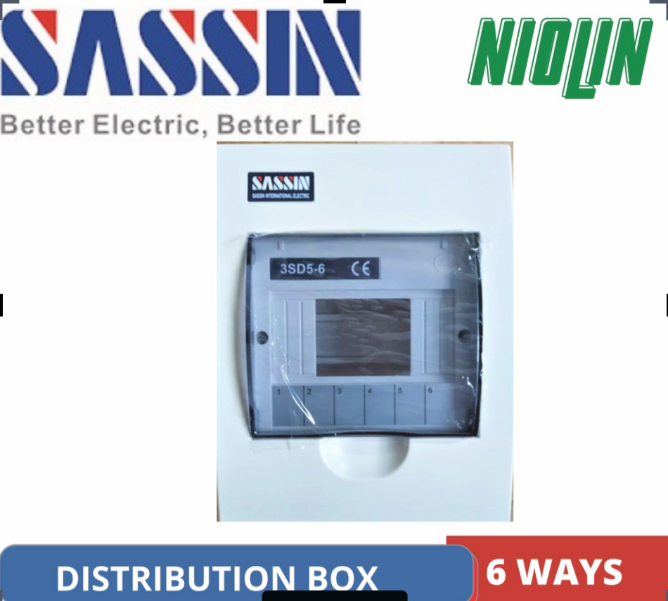 SASSIN Flush Mount Distribution Box 6 Ways