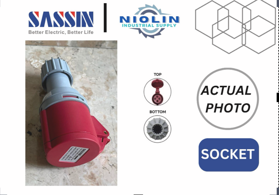 SASSIN Industrial Socket 16A  IP44