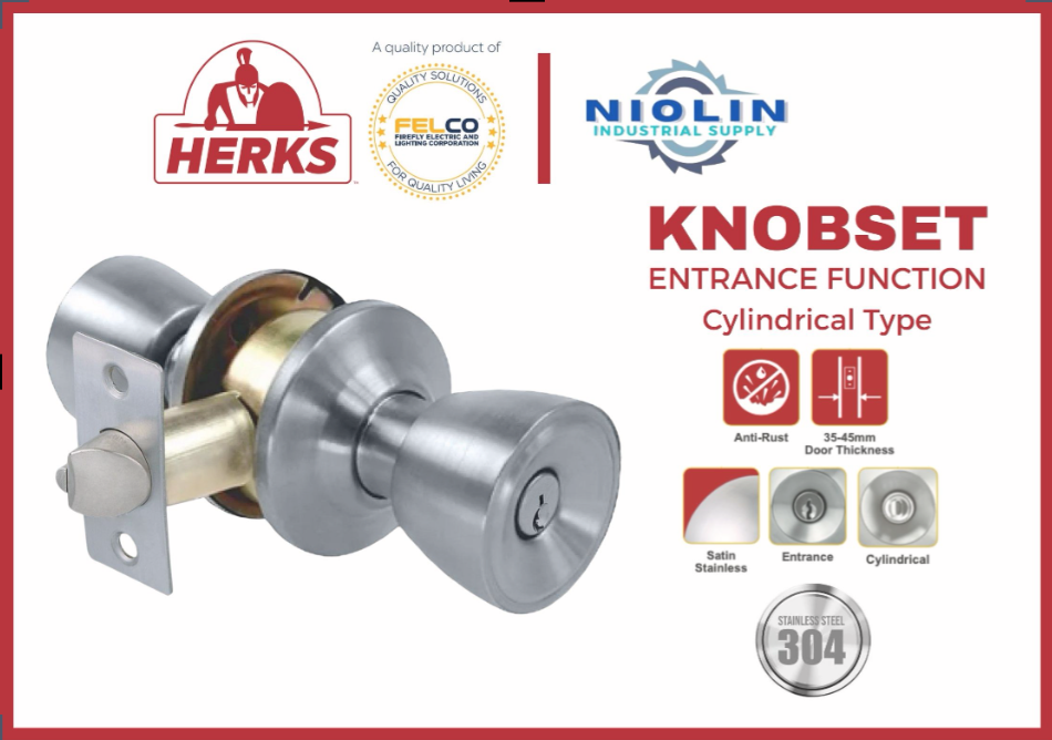 HERKS By Firefly - Stainless Doorknob - Version 1
