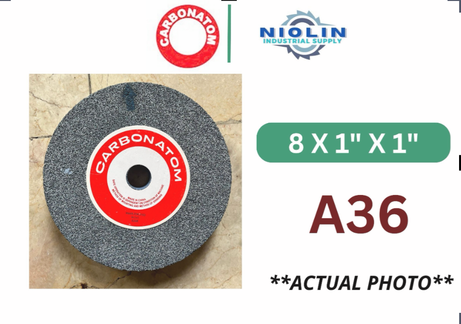 CARBONATOM General Purpose Grinding Stone / Wheel (A36  -  8 X 1 X 1)