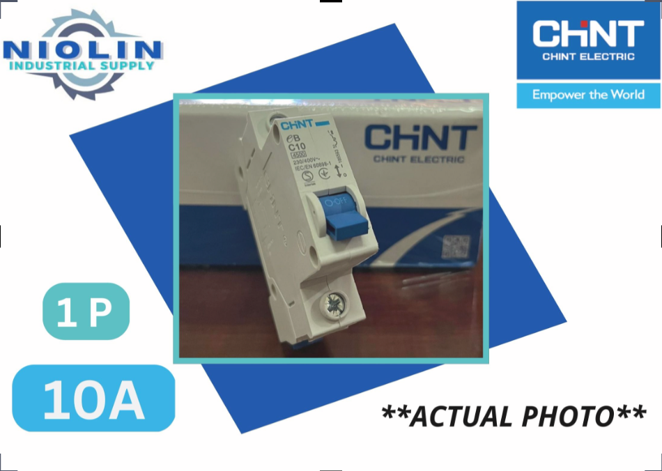 Original CHINT Miniature Circuit Breaker (1P x 10A)