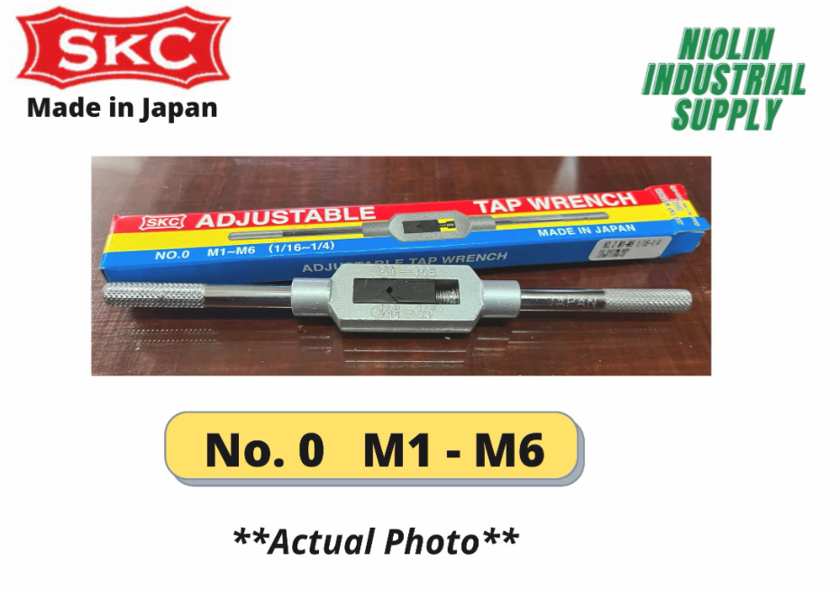 SKC Adjustable Tap Wrench - No. 0 ( M1 - M6 )