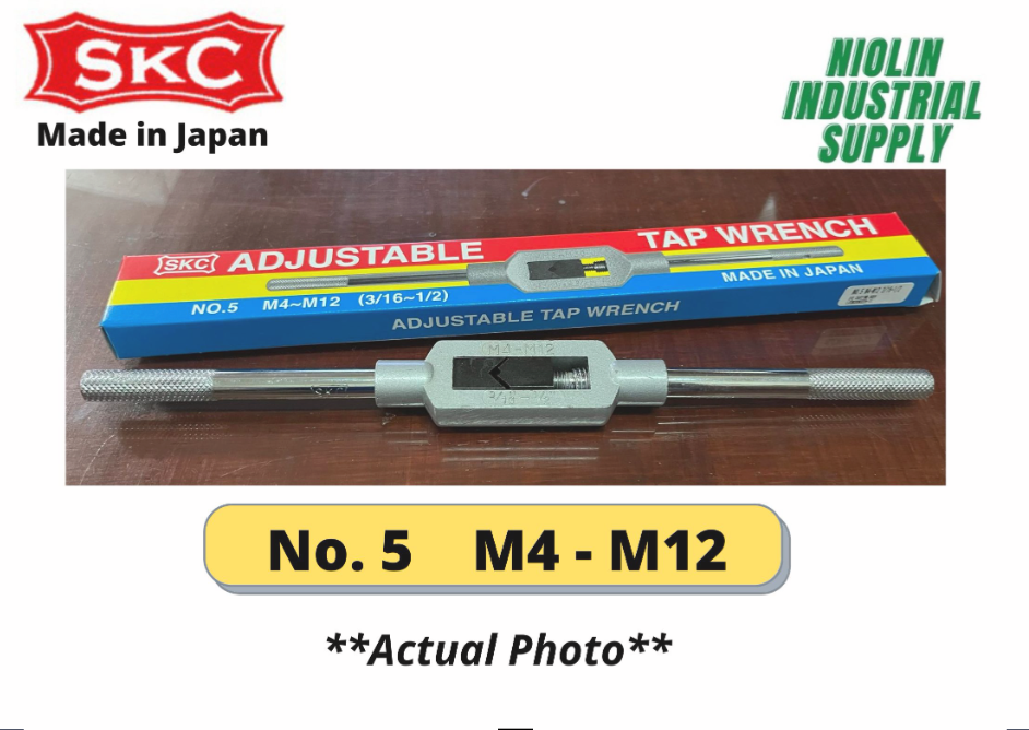 SKC Adjustable Tap Wrench - No. 5 ( M4 - M12 )
