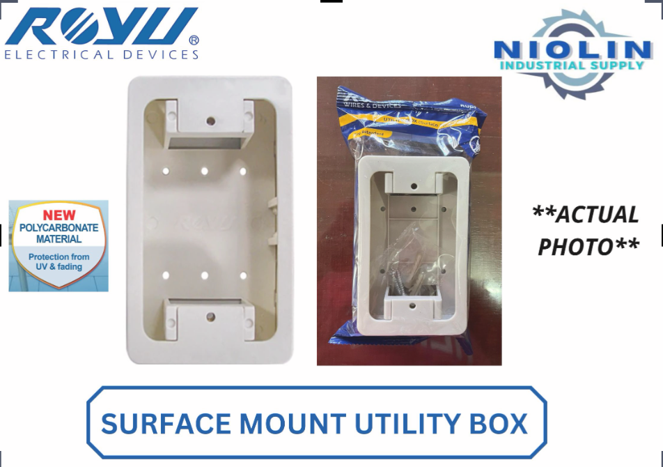 ROYU PVC Surface Mount Utility Box – Niolin Industrial Supply