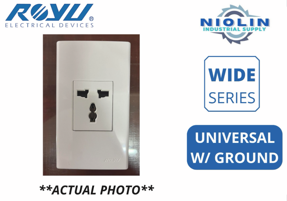 ROYU Wide Series Plate - Universal with Ground