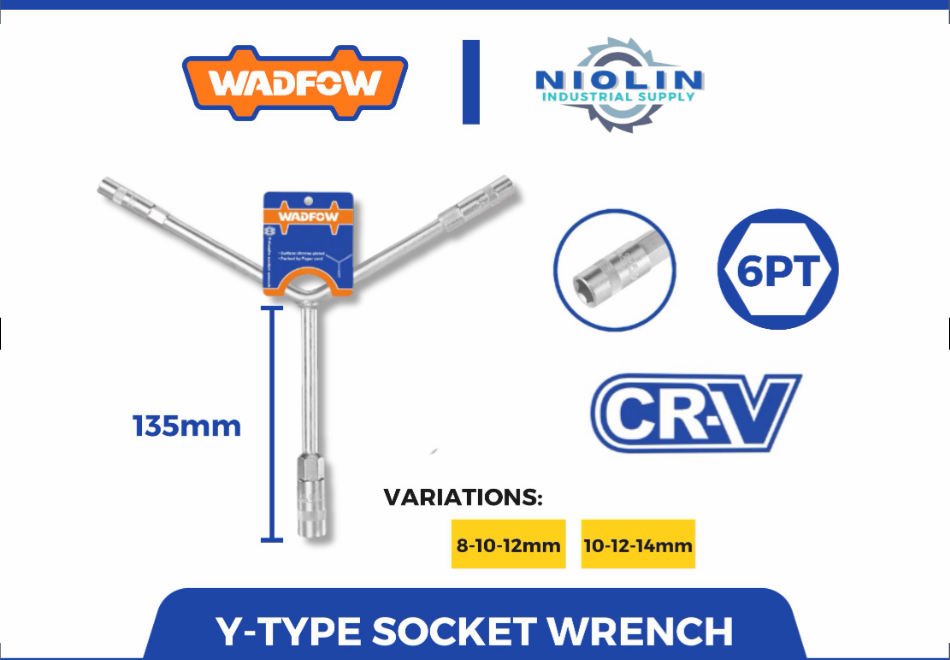 WADFOW Y-Type Handle Socket Wrench