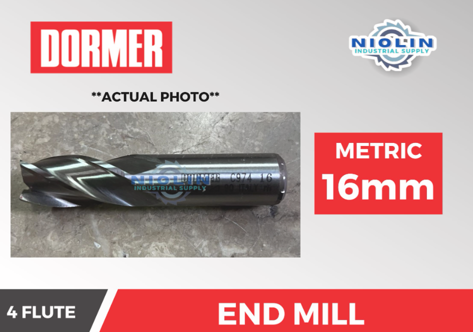 DORMER END MILL - 16 mm