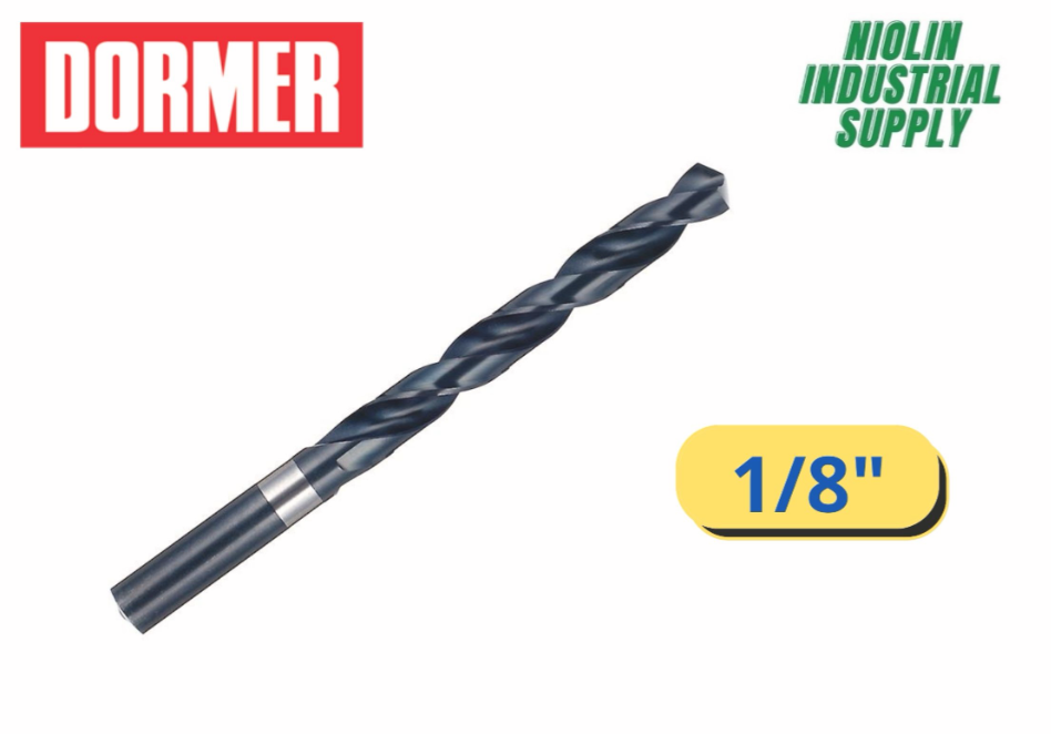 DORMER HSS Jobber Drill Bit - 1/8