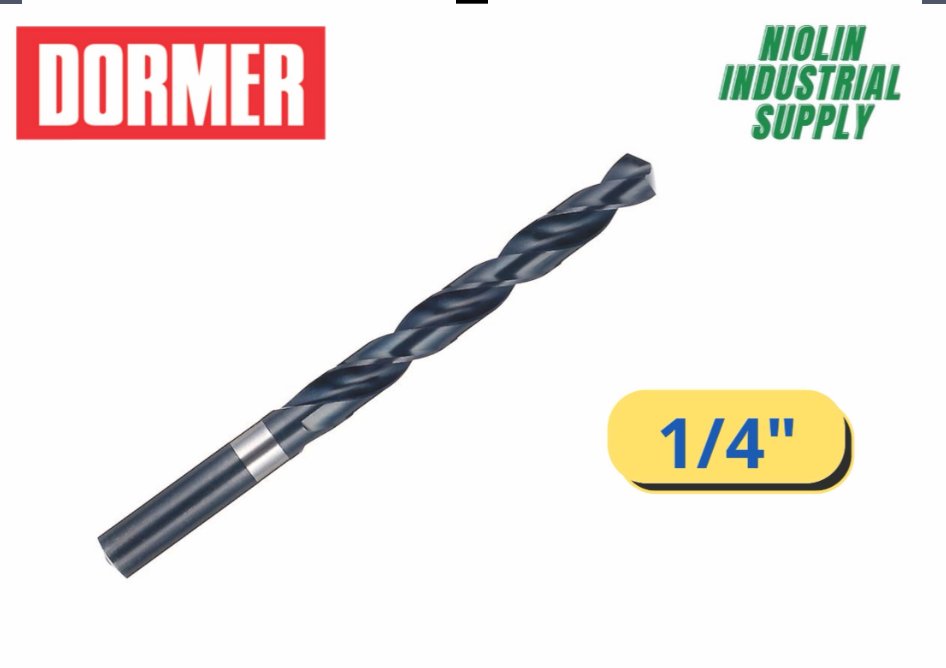 DORMER HSS Jobber Drill Bit - 1/4