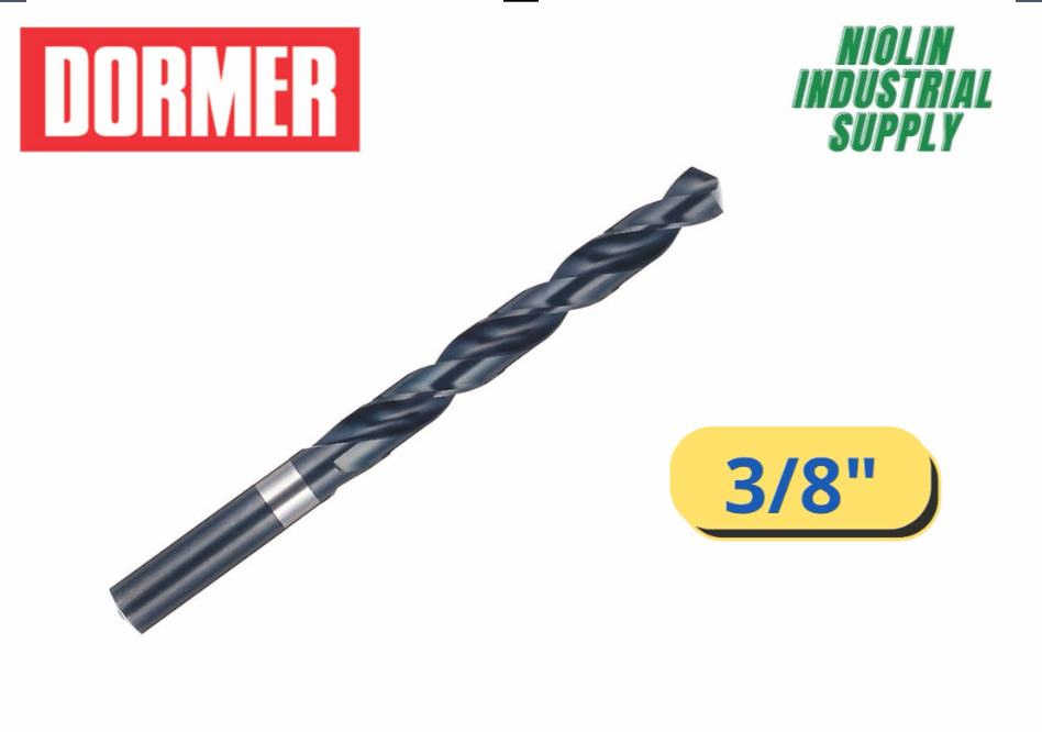 DORMER HSS Jobber Drill Bit - 3/8