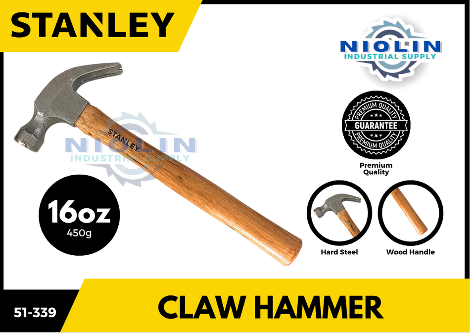 STANLEY Claw Hammer 16OZ