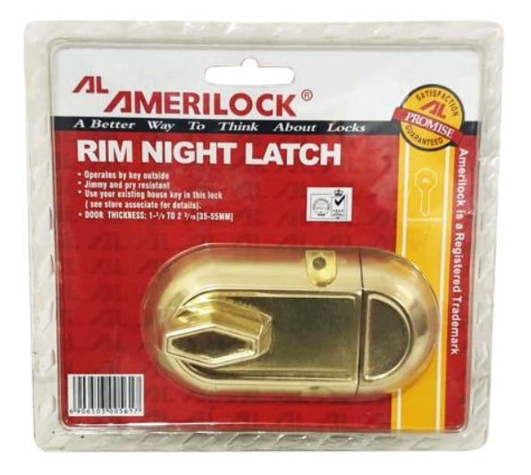 AMERILOCK AL RIM NIGHT LATCH 561 (AB,SSP,PB)