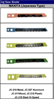 JOHNSON ELETRIK JIG SAW BLADE MAKITA(JAPANESE TYPE)