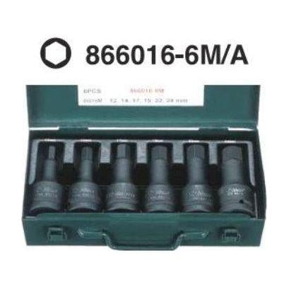 Hans 866016 3/4" Drive Impact Hex Bit Socket Wrench Set