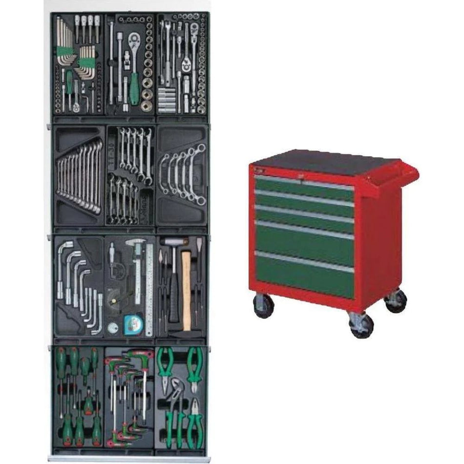 Hans GTT-178 Automotive Tools With Cabinet (178 pcs)