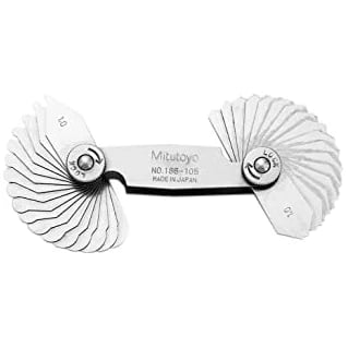 Mitutoyo Radius Gage, Series 186