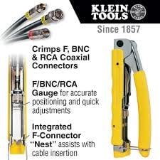 KLEIN TOOLS MULTI-CONNECTOR COMPRESSION CRIMPER