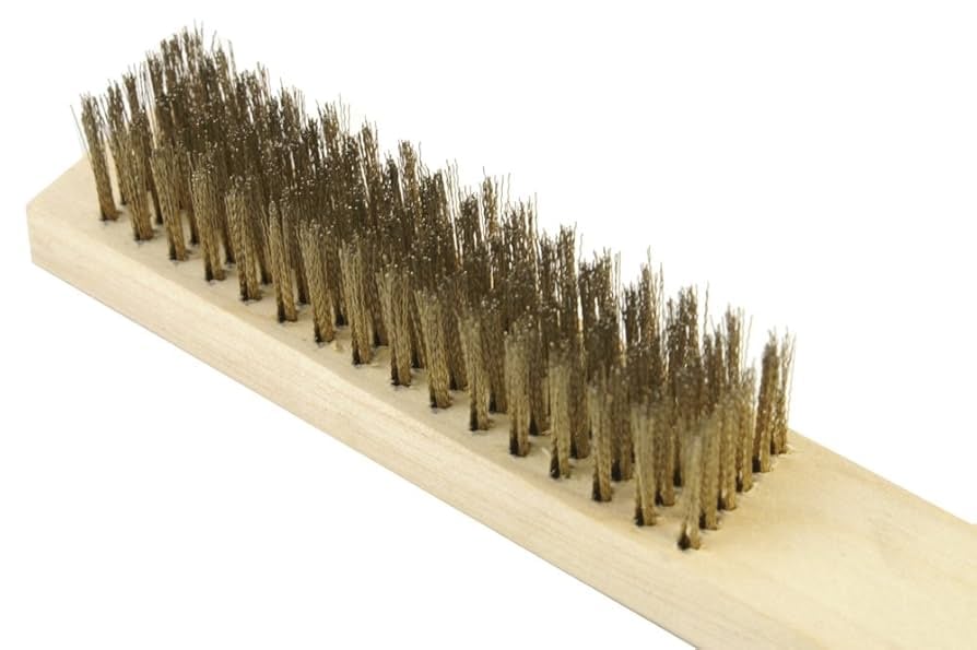 SHOWA Brass Brush w/Wooden Handle