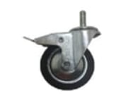 GOING Rubber + Steel Caster SCREW W/ BRAKE (Cap. 50-70kg)