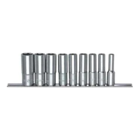 HANS 3609-2AD 3/8" Drive 9pcs Deep Socket Wrench Set