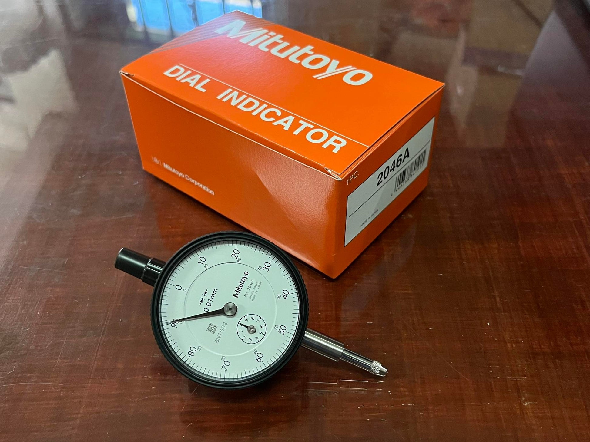 Mitutoyo Dial Indicator ( Model 2046A ) Range 10mm Niolin