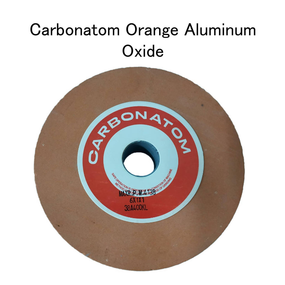 CARBONATOM ORANGE ALUMINUM OXIDE GRINDING WHEELS (1000-GRIT)