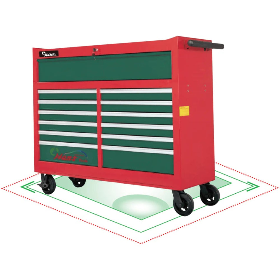 Hans 9913HQ-53 Tool Cabinet 13 Drawers 53"