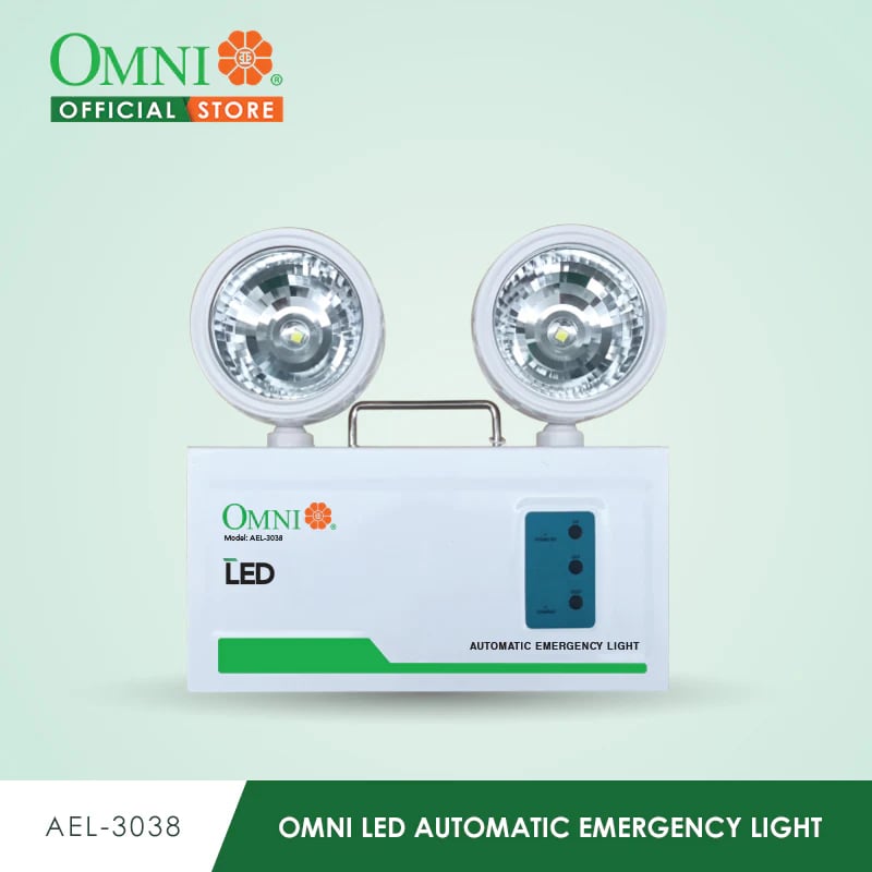 OMNI LED Automatic Emergency Light TRICOLOR - AEL-3038