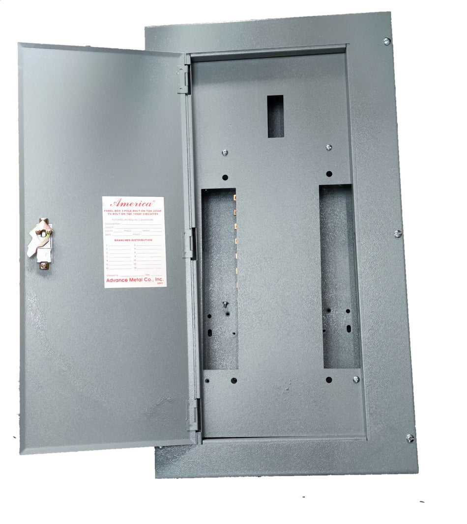 AMERICA PANEL BOX MAIN 2 POLE BOLT - ON TQD  TO 2POLE PLUG-IN