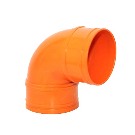 ROYU ORANGE PVC SANITARY 90 DEGREE ELBOW (RVFS90EB)