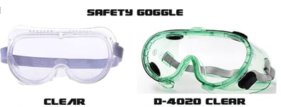 ABEST SAFETY GOGGLE  D-4020 / CLEAR